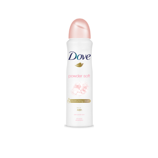 Ảnh của Xịt Khử Mùi Dove Powder Soft Dưỡng da sáng mịn hương Phấn thơm 150ml