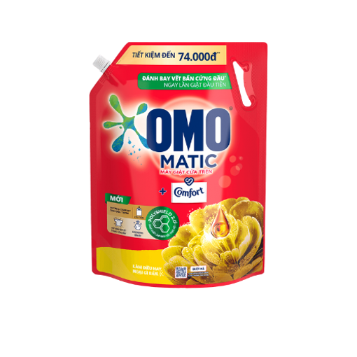 Picture of Nước giặt OMO Matic Comfort Tinh Dầu Thơm Cửa Trên Túi 3.6kg