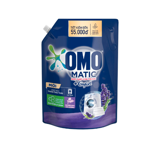 Picture of Nước giặt Omo Matic Cửa trước Khử mùi Thư thái túi 2.8kg