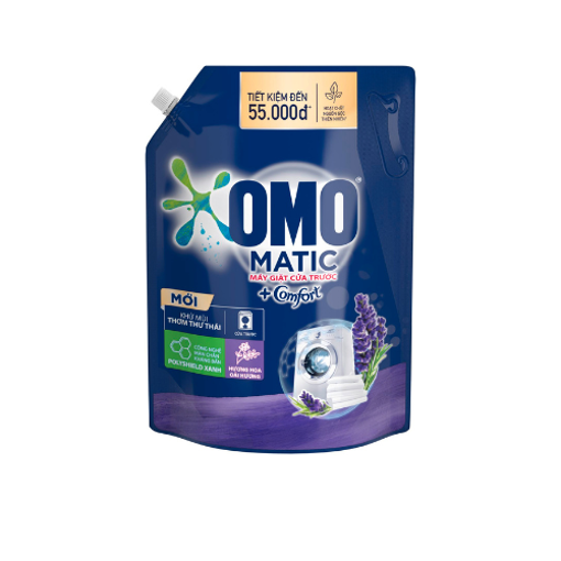 Ảnh của Nước giặt Omo Matic Cửa trước Khử mùi Thư thái túi 2.8kg