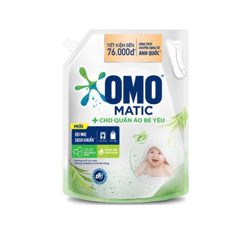 Picture of Nước giặt OMO Matic cho Quần áo Bé yêu túi 3.6kg