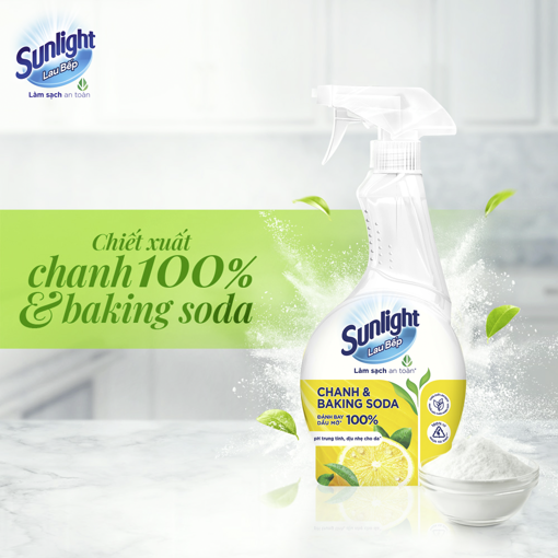 Picture of Nước lau bếp Sunlight Chanh & Baking soda 500ml