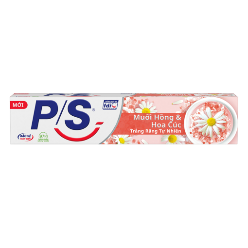 Ảnh của Kem đánh răng P/S Muối hồng & Hoa cúc 180g