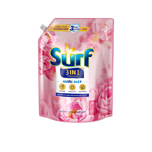 Ảnh của Nước giặt Surf hương Hoa Nhiệt đới 3 trong 1 túi 3.5kg