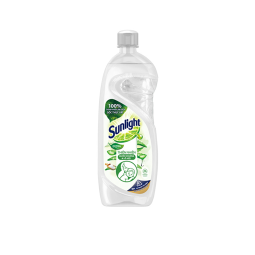 Picture of Nước rửa chén Sunlight Thiên nhiên Lô hội & Muối khoáng Chai 750g