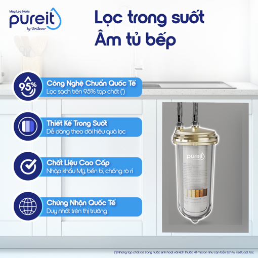 Ảnh của Lọc Trong Suốt Âm Tủ Bếp Pureit