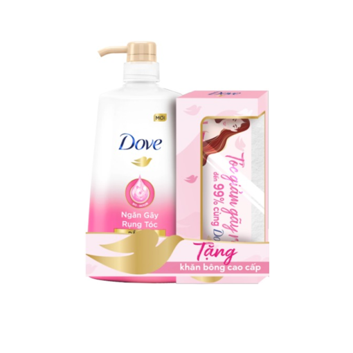 Ảnh của [Tặng khăn] Dầu gội Dove Ngăn gãy rụng 640g