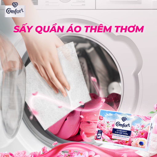 Ảnh của Giấy thơm Comfort hương Mẫu đơn Và Hoa hồng Ohara 48 tờ