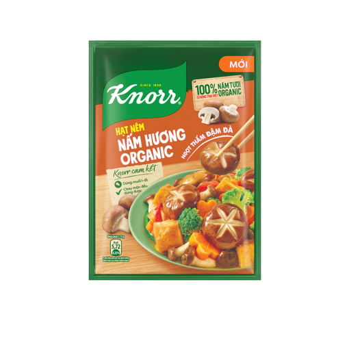 Ảnh của Hạt nêm Knorr Chay Nấm Hương Organic 170g