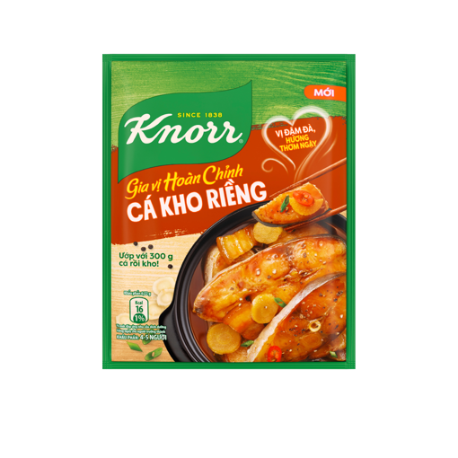 Ảnh của Dây 6 gói Knorr Gia vị hoàn chỉnh Cá kho riềng 28g