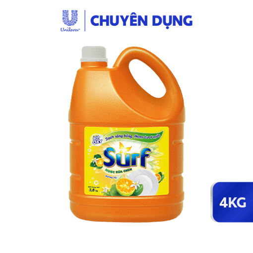 Ảnh của Nước rửa chén Surf Hương tắc dịu nhẹ can 4kg