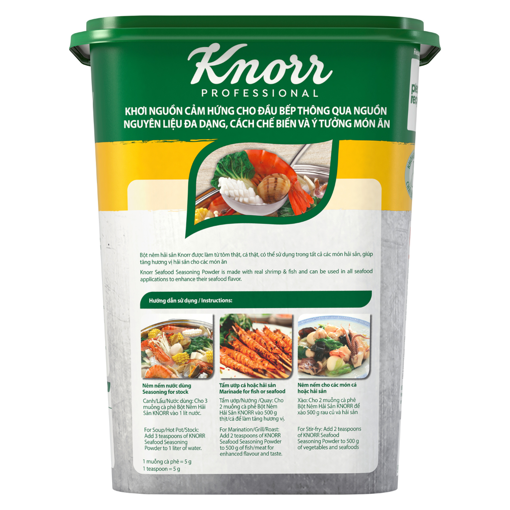 Ảnh của Bột Nêm Hải Sản Knorr 1.5kg