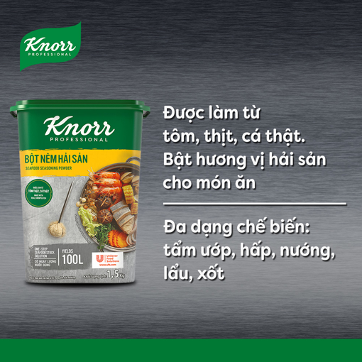 Ảnh của Bột Nêm Hải Sản Knorr 1.5kg