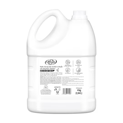 Ảnh của Nước Rửa Tay Chuyên Dụng Lifebuoy Vitamin Sữa Dưỡng Ẩm Can 4kg