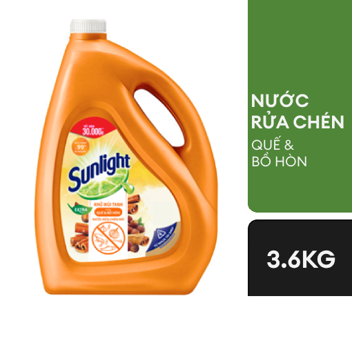 Picture of Nước rửa chén Sunlight Quế & Bồ hòn 3.6kg