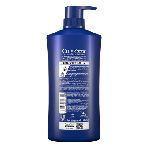 Ảnh của Dầu Gội Clear Men Mềm Sạch Sâu 900G