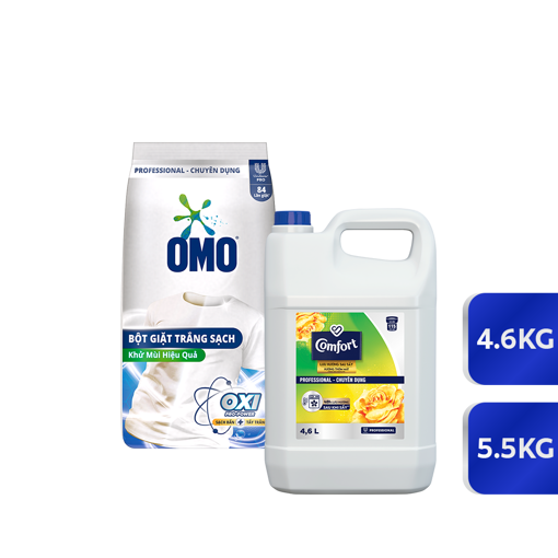Picture of Combo Giặt Sấy Chuyên Dụng | Omo Perfect White & Nước Xả Comfort Lưu Hương Đậm Đặc Hương  Thơm Mát
