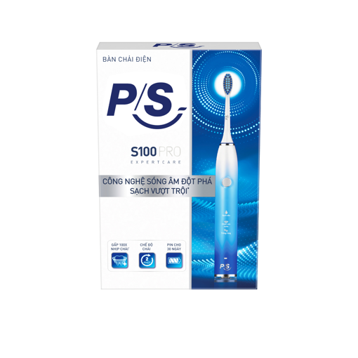 Ảnh của Bàn Chải Điện P/S S100 Pro Sạch Mảng Bám 10X - Xanh Ombre