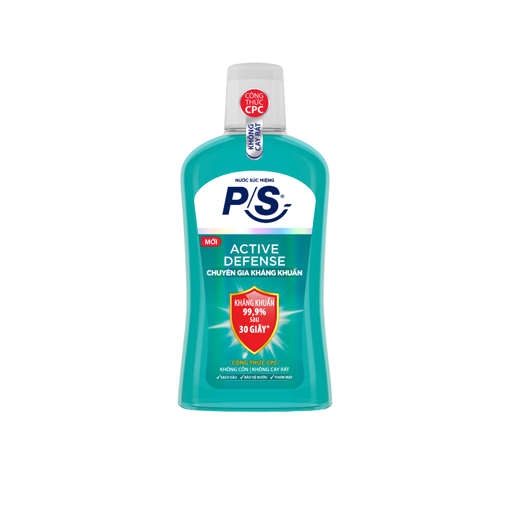 Ảnh của Nước súc miệng P/S Active Defense Kháng Khuẩn 99% 500ml