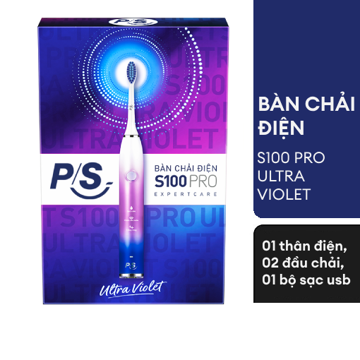 Ảnh của Bàn Chải Điện P/S S100 Pro Sạch Mảng Bám 10X - Ultra Violet