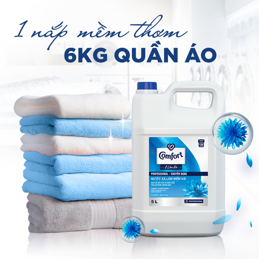 Ảnh của Nước Xả Comfort Chuyên Dụng Đậm Đặc Hương Ban Mai 5L