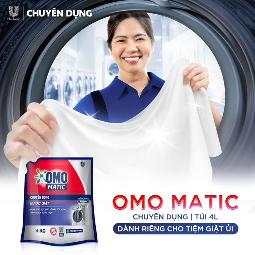Ảnh của Nước Giặt Omo Chuyên Dụng Cửa Trước Túi 4Kg