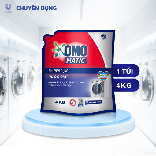 Ảnh của Nước Giặt Omo Chuyên Dụng Cửa Trước Túi 4Kg