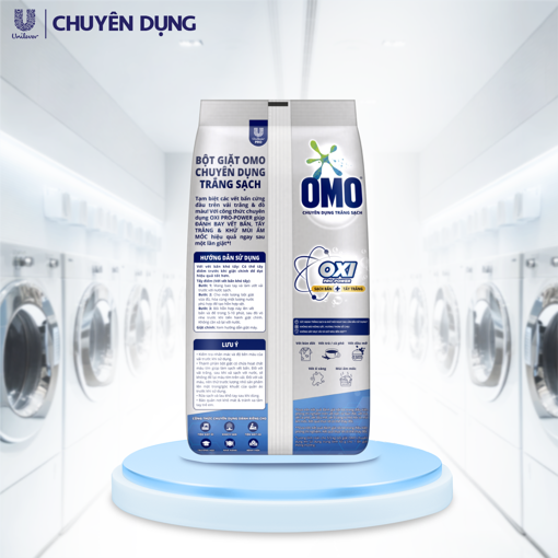 Ảnh của Bột Giặt Omo Trắng Sạch Chuyên Dụng 5.5Kg