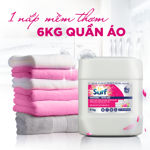 Ảnh của Nước Giặt Chuyên Dụng Surf Hương Nước Xả can 9KG