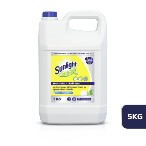 Ảnh của Nước Rửa Chén Sunlight Chanh Chuyên Dụng 5KG