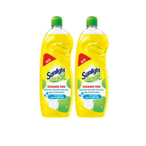 Ảnh của Combo 2 Chai Nước rửa chén Sunlight Chanh 400g
