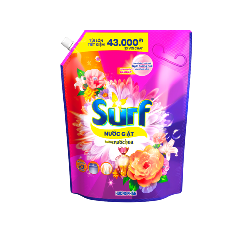Ảnh của Nước giặt Surf hương Nước hoa Hương Phấn 3.1kg