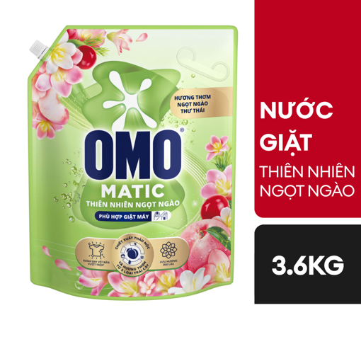 Ảnh của Nước giặt OMO Matic Thiên nhiên Ngọt Ngào 3.6kg