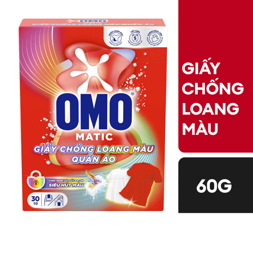 Ảnh của Giấy chống loang màu quần áo OMO 60g