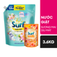 Ảnh của [Tặng Nước giặt Surf 350g] Nước giặt Surf hương Sương mai dịu mát 3.6kg