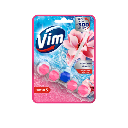 Ảnh của Viên treo bồn cầu Vim hương Hoa Mộc Lan 50g