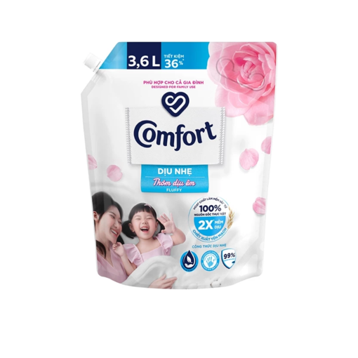 Ảnh của Nước xả vải Comfort Dịu nhẹ Thơm dịu êm 3.6l