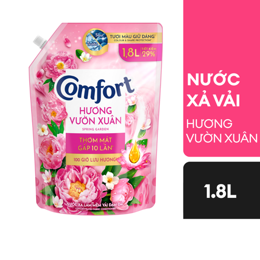 Ảnh của Nước xả vải Comfort hương Vườn xuân 1.8l
