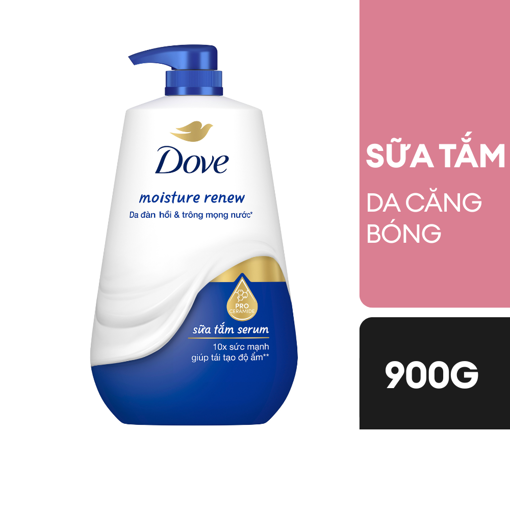 Ảnh của Sữa tắm Dove Serum Tái tạo độ ẩm Da căng bóng 900g