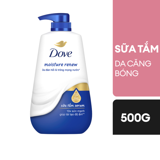 Ảnh của Sữa tắm Serum Dove Pro-Ceramide Moisture Renew Da đàn hồi & Trông mọng nước 500g