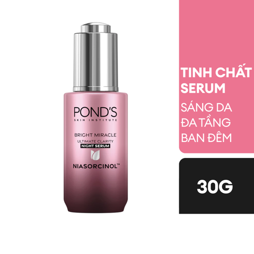 Ảnh của Tinh chất dưỡng sáng da Ban đêm Pond's Bright Miracle Niasorcinol 30g