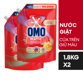Ảnh của [DEAL SỐC] Combo 2 Nước giặt OMO Chuyên gia giữ màu Cửa trên 1.8kg