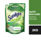 Ảnh của Nước rửa chén Sunlight Khử mùi tanh Matcha Trà Nhật 2kg