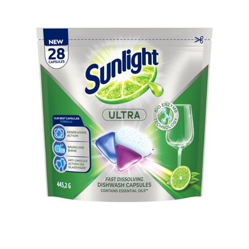 Ảnh của Viên rửa chén Sunlight 14 trong 1 túi 28 viên