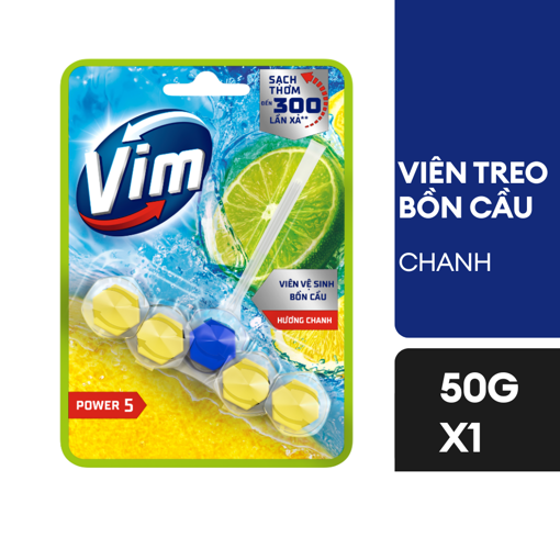 Ảnh của Viên treo bồn cầu Vim hương Chanh 50g