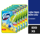 Ảnh của Combo 5 Vỉ viên treo bồn cầu Vim hương Chanh 50g