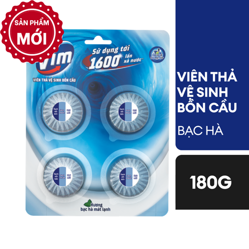 Ảnh của Viên thả vệ sinh bồn cầu Vim hương Bạc Hà 180g