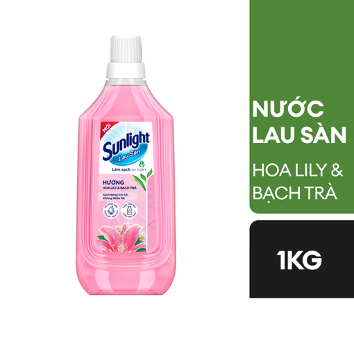 Ảnh của Nước lau sàn Sunlight Tinh đầu thảo mộc hoa Lily & Bạch trà 1kg