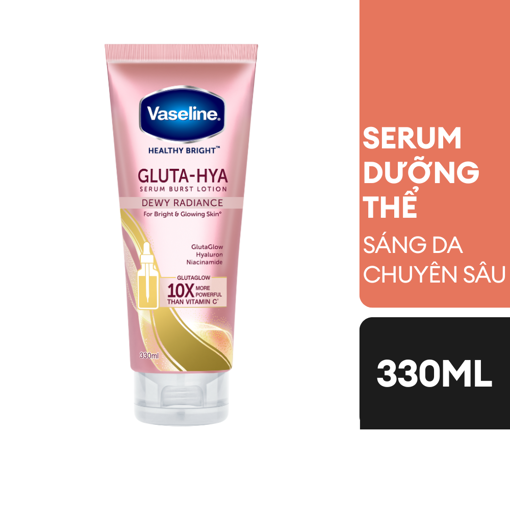 Ảnh của Serum dưỡng thể Vaseline Gluta-Hya Dưỡng da sáng rạng rỡ Ban đêm 330ml