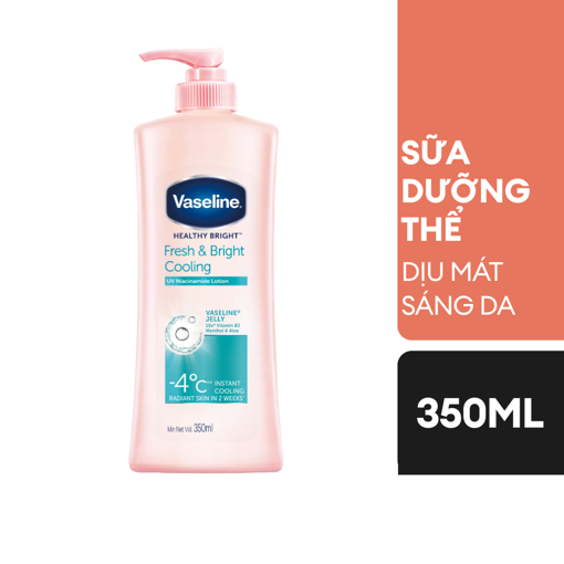 Ảnh của Sữa dưỡng thể Vaseline Dịu mát Trắng da Fresh & Bright 350ml